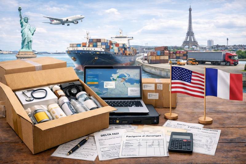 Commissionnaire de transport expert en import USA France 