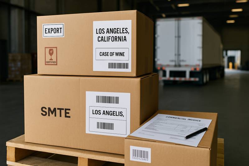 Envoyer du vin à Los Angeles