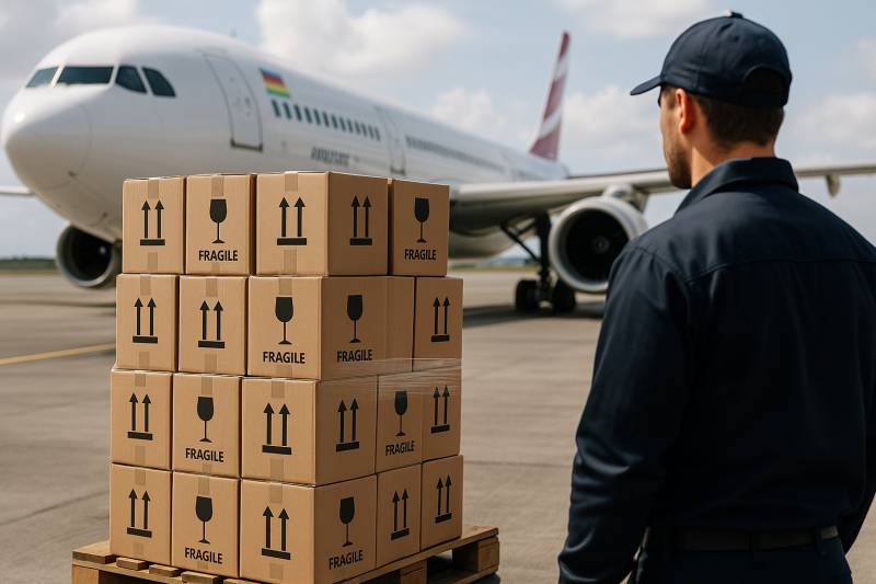 Transport de bouteilles de vin jusqu’à l’Île Maurice